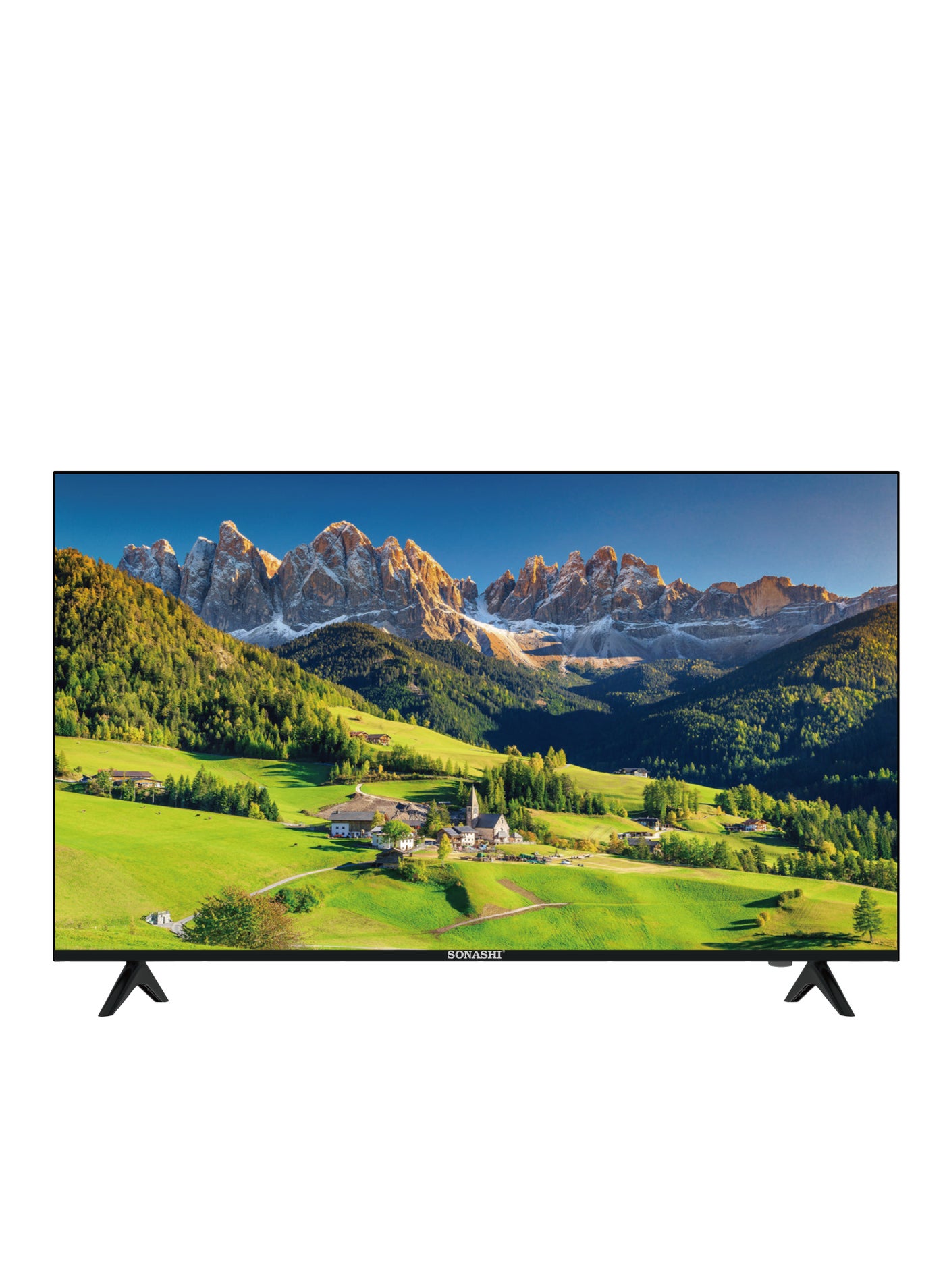 32 Inch HD Smart LED TV - Frameless Design with Remote Control | Wide viewing angle with 2 USB and HDMI ports | Perfect Entertainment with WIFI and Bluetooth Connecting Feature SLED-3209HD